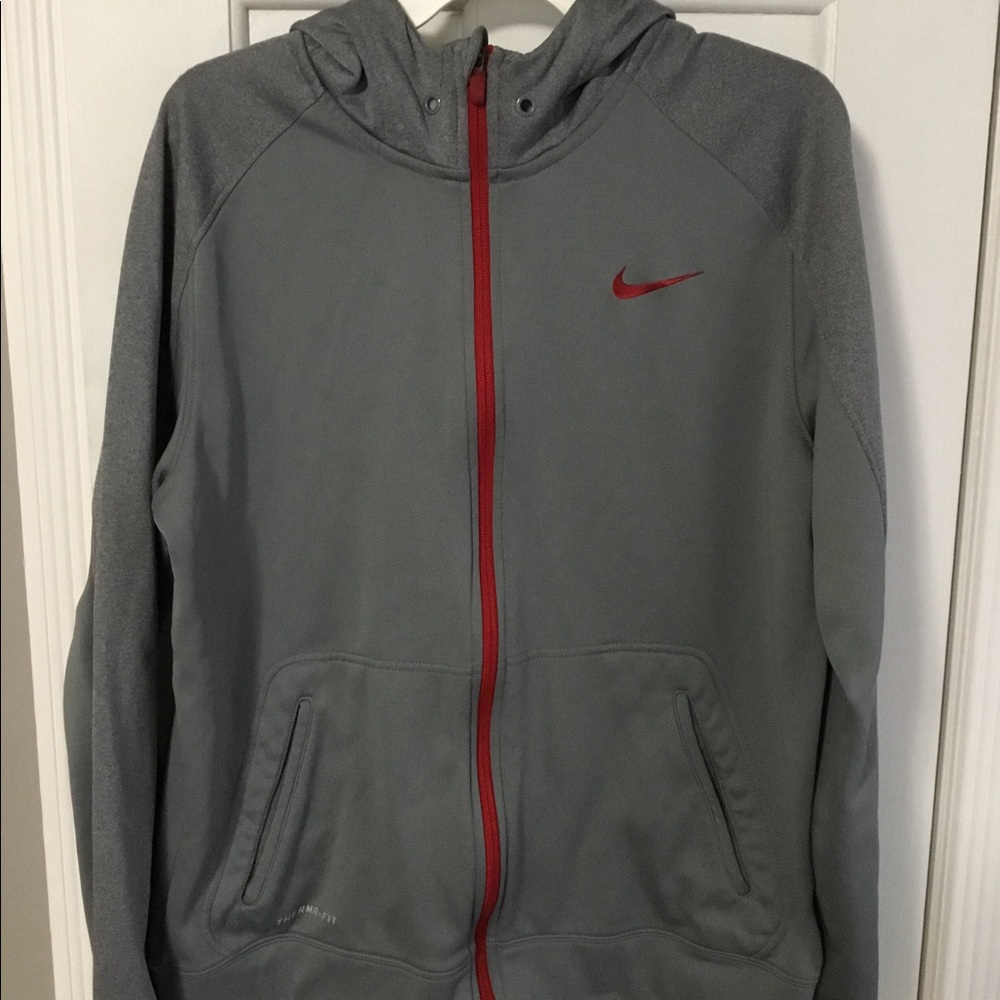 Nike zip up hoodie - size large.